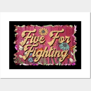 Classic Fighting Personalized Flowers Proud Name Posters and Art